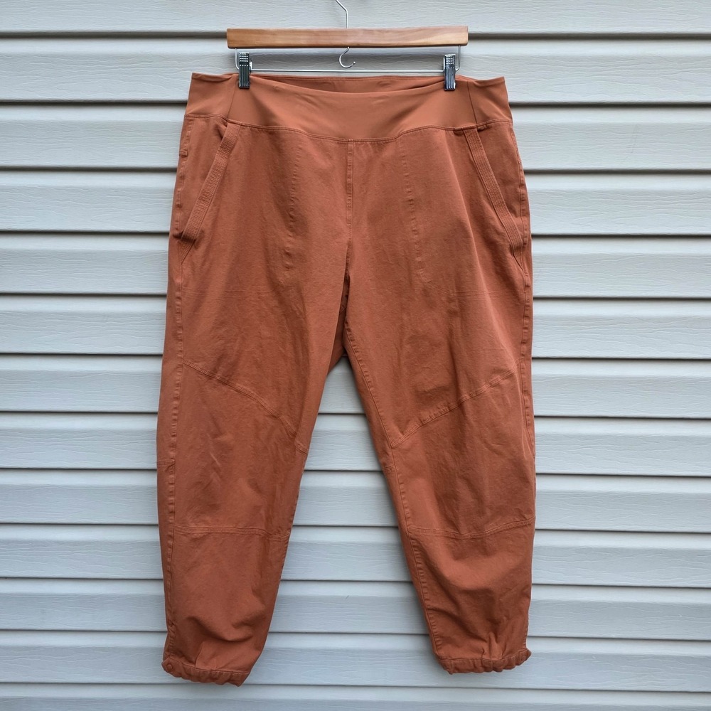 Patagonia Caliza Rock Pants Womens 22 Henna Brown Organic Cotton Hiking